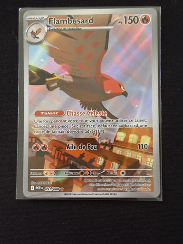 Carte pokemon flambusard - pokemon,