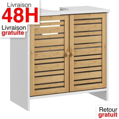 Homcom meuble sous vasque - meuble,
