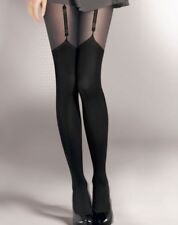 Collant sexy fantaisie GABRIELLA VALERY 40 Den effet bas porte jarretelles