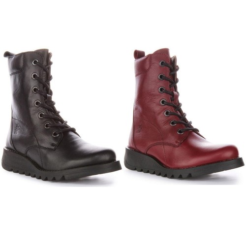 Botte femme cuir lacets - botte,
