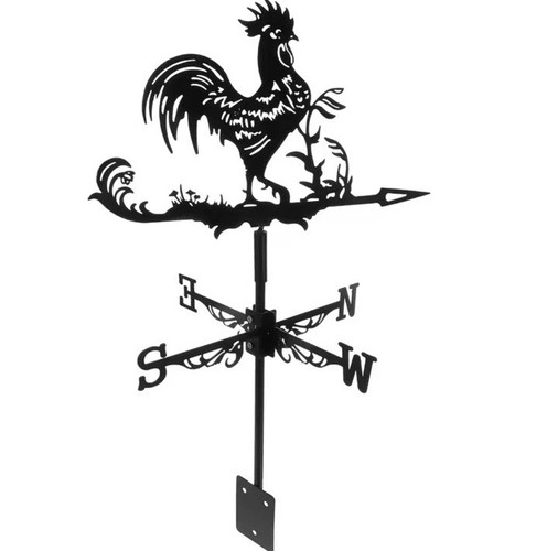 Girouette jardin coq - coq,