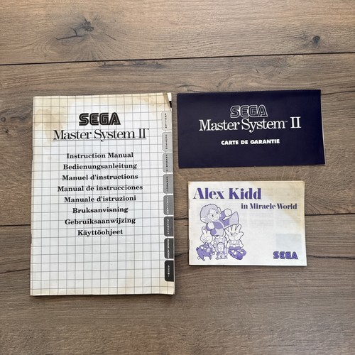 Notice sega master system - system, +