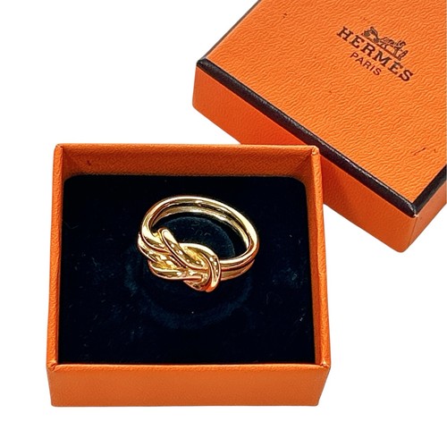 Bague écharpe vintage hermes - bague,