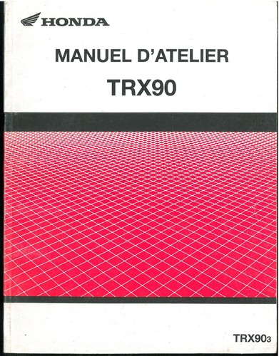 Revue atelier honda trx 90 - honda,