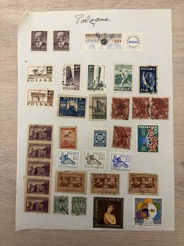 Polska lot timbres pologne - polska,