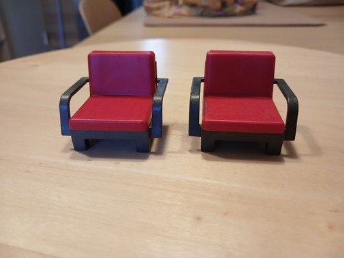 Playmobil fauteuils rouge - fauteuils,