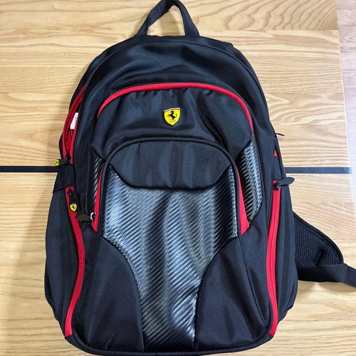Sac dos ferrari - noir, rouge
