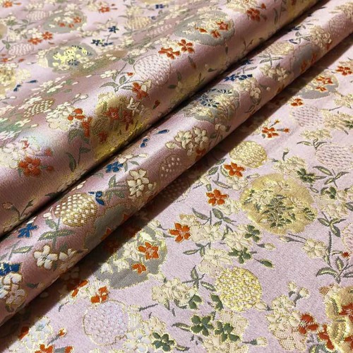Japonais floral brocart satin - brocart,