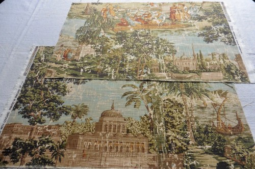 Lot tissus orientaliste - tissus,