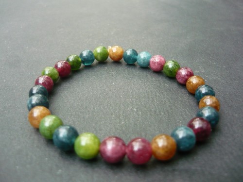 Bracelet perles tourmaline - perles,