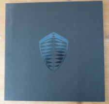 Koenigsegg CCX CCXR + Edition colour brochure + Technical Specifications English