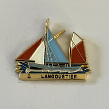 55 - Pin's LOBSTER FISHING BOAT LOBSTER