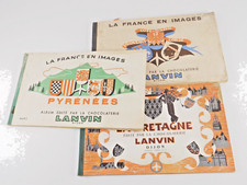 La France en images Chocolats LANVIN album série n° 2 complet et n°1 5 incomplet