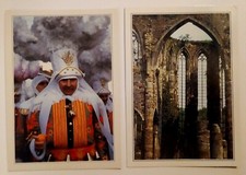 Cinq cartes postales BELGIQUE abbaye de l'AULNE Gille de BINCHE carnaval