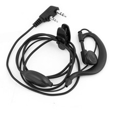 Support Clip oreille avec oreillette pour Motorola Radio Noir