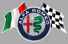 ALFA ROMEO Flags sticker