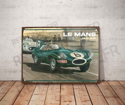Plaque métal vintage jaguar - , d