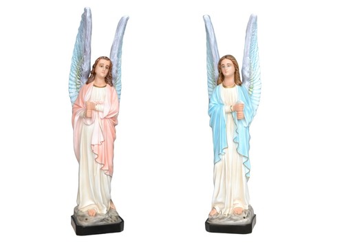 Statue paire anges - statue, de
