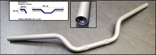 Guidon acier type - type, mt07