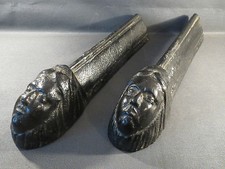 Paire d'anciens chenets de