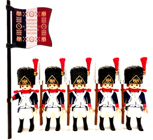 Playmobil soldats français - 5,