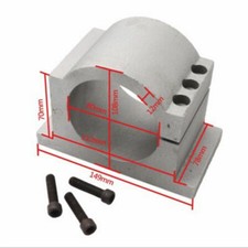 【FRA】 80mm CNC Spindle Clamp Mount Bracket &Screw for CNC Router Milling Machine