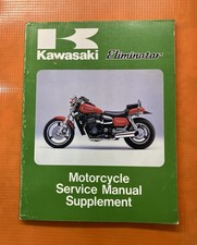 Genuine Kawasaki 1985 ZL900-A1 Eliminator Motorcycle Service Manual -JBU