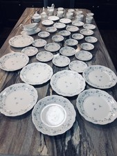 Haviland Blue Garland Service For 8 45 Piece Set Bavaria Germany