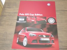 Superb 2008 Polo Gti Cup Edition Catalog 1 Piece Co