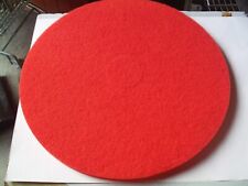 Disques x5 tissus fibre rouge 508mm monobrosse machine de nettoyage