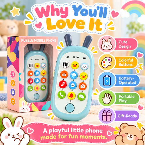 Kids toy phone musical - kids,
