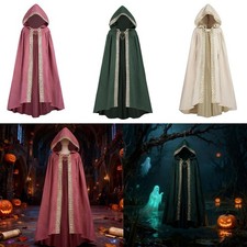 Cape à capuche médiévale