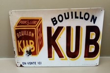 Plaque métal publicitaire