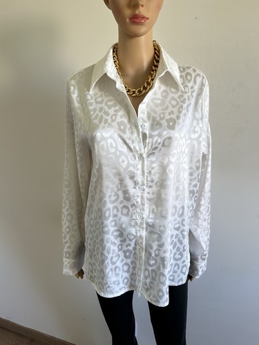 Chemise blanche satinée shein - blanche,