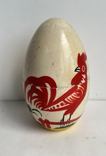 Ancienne boîte œuf art - , deco