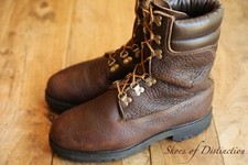 Timberland Brown Super Boots 40 Below Leather  Shoes Mens UK 9 US 9.5