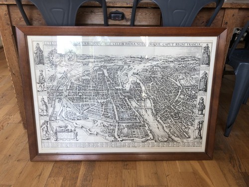 Ancien plan ville - plan,
