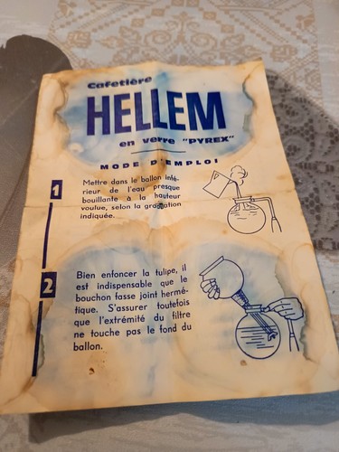 Cafetière hellem vintage avec - hellem,