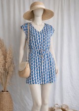 Robe fluide imprimé graphique