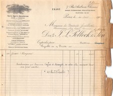 1906 LA NATIONALE CAISSE REGISTREUSE IN PARIS - M. LE DOCTEUR GUILHON A NA