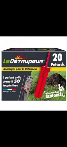 Recharge pétards détaupeur - pÉtards,