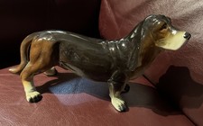 Pocelain Vintage Collectible Basset Hound Figurine Japan