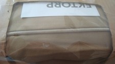 IKEA EKTORP SLIPCOVER for Ektorp 2-seat Sofa w/attached Chaise IDEMO BEIGE - NOB