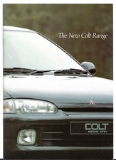 Mitsubishi Colt 1994-96 UK Market Sales Brochure 1300 GLi 1600 GLXi 1800 GTi
