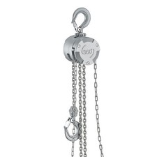 Wiltec Palan à chaîne Alu