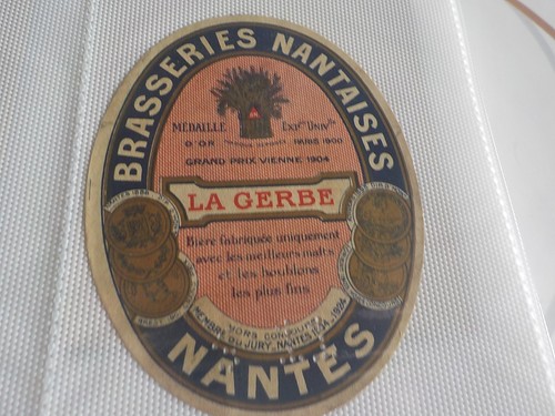 Etiquette biere la - la, gerbe