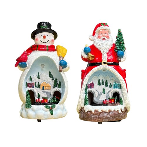 Figurine noël résine - figurine,