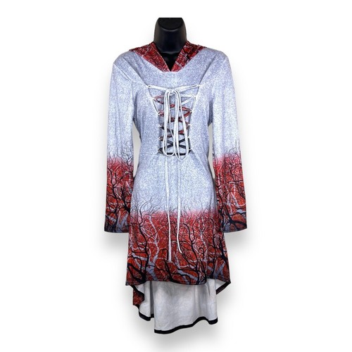 Medium grey hooded - medium,