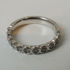 Belle Bague Argenté, Pierre Lang Gr.53 (6)
