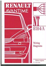 RENAULT AVANTIME 2.0 3.0V6 PETROL 1.9 DIESEL 2001 FACTORY WIRING DIAGRAMS MANUAL